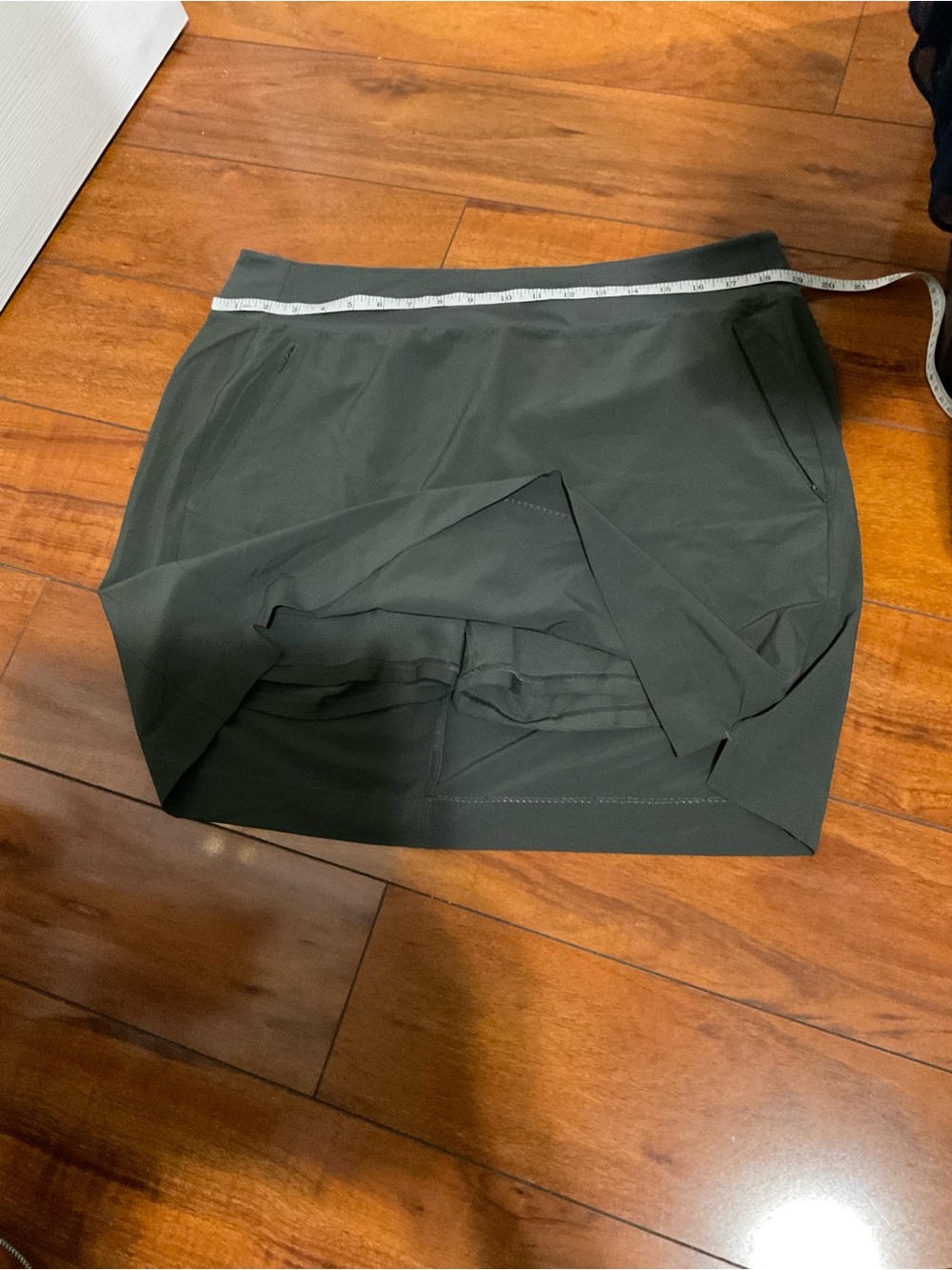 Athleta Olive Green Active Skort with Hidden Shorts